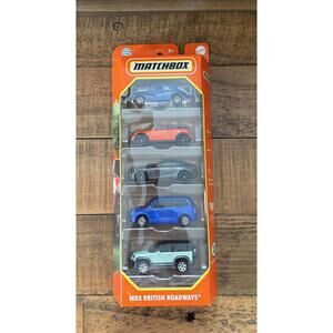 Matchbox MBX British Roadways 5 Car Set Die-Cast Vehicles Mattel New Sealed